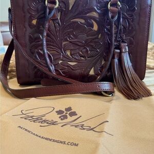 Patricia Nash Brown Leather Tote